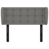 vidaXL Headboard with Ears Dark Gray 40.6