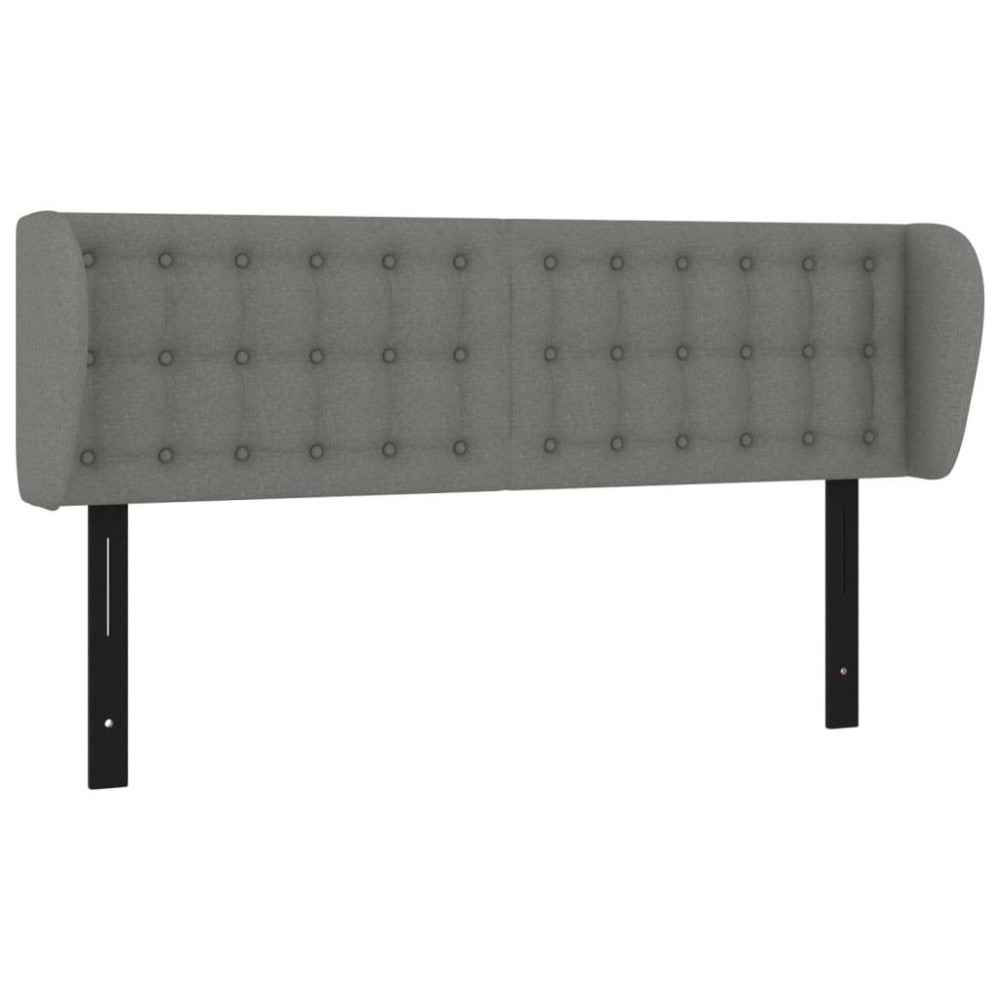 vidaXL Headboard with Ears Dark Gray 57.9