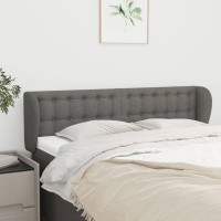 vidaXL Headboard with Ears Dark Gray 57.9