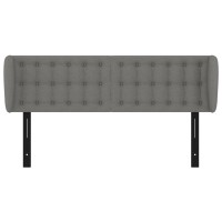 vidaXL Headboard with Ears Dark Gray 57.9