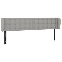 vidaXL Headboard with Ears Light Gray 64.2