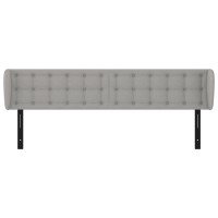 vidaXL Headboard with Ears Light Gray 64.2