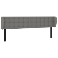 vidaXL Headboard with Ears Dark Gray 79.9