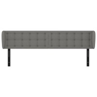 vidaXL Headboard with Ears Dark Gray 79.9