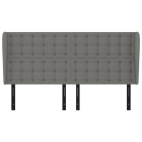 vidaXL Headboard with Ears Dark Gray 72