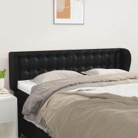 vidaXL Headboard with Ears Black 57.9