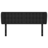 vidaXL Headboard with Ears Black 57.9