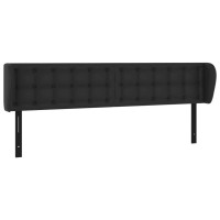 vidaXL Headboard with Ears Black 64.2