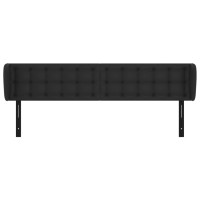 vidaXL Headboard with Ears Black 64.2