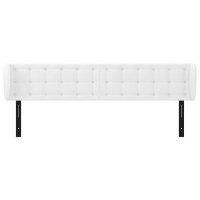 vidaXL Headboard with Ears White 64.2