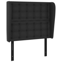 vidaXL Headboard with Ears Black 40.6