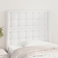 vidaXL Headboard with Ears White 40.6