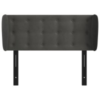 vidaXL Headboard with Ears Dark Gray 40.6