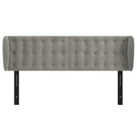 vidaXL Headboard with Ears Light Gray 57.9