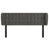 vidaXL Headboard with Ears Dark Gray 57.9