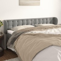 vidaXL Headboard with Ears Light Gray 72