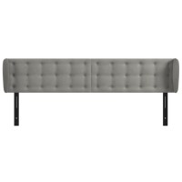 vidaXL Headboard with Ears Light Gray 72