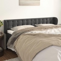 vidaXL Headboard with Ears Dark Gray 72