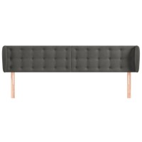 vidaXL Headboard with Ears Dark Gray 72