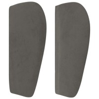 vidaXL Headboard with Ears Dark Gray 72