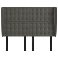 vidaXL Headboard with Ears Dark Gray 57.9