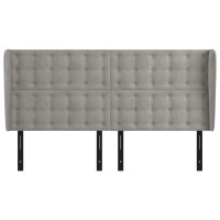 vidaXL Headboard with Ears Light Gray 72