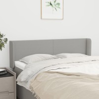 vidaXL Headboard with Ears Light Gray 57.9