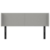 vidaXL Headboard with Ears Light Gray 57.9