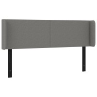 vidaXL Headboard with Ears Dark Gray 57.9