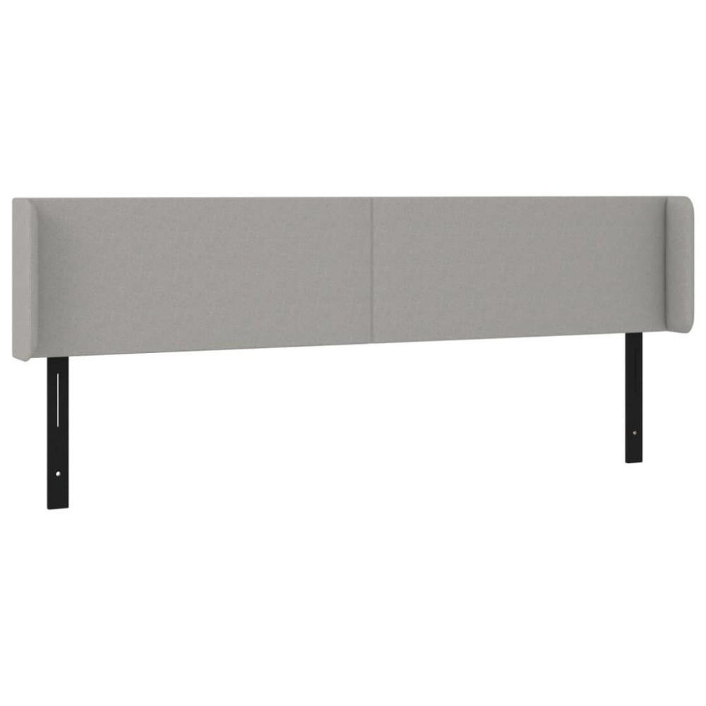 vidaXL Headboard with Ears Light Gray 64.2