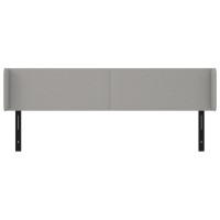 vidaXL Headboard with Ears Light Gray 64.2