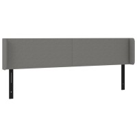 vidaXL Headboard with Ears Dark Gray 64.2