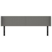 vidaXL Headboard with Ears Dark Gray 64.2