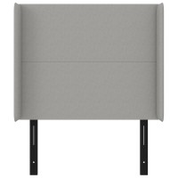 vidaXL Headboard with Ears Light Gray 40.6