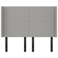 vidaXL Headboard with Ears Light Gray 57.9