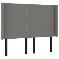 vidaXL Headboard with Ears Dark Gray 57.9