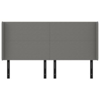 vidaXL Headboard with Ears Dark Gray 64.2