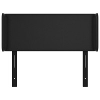 vidaXL Headboard with Ears Black 40.6