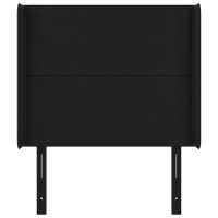 vidaXL Headboard with Ears Black 40.6