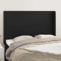 vidaXL Headboard with Ears Black 57.9