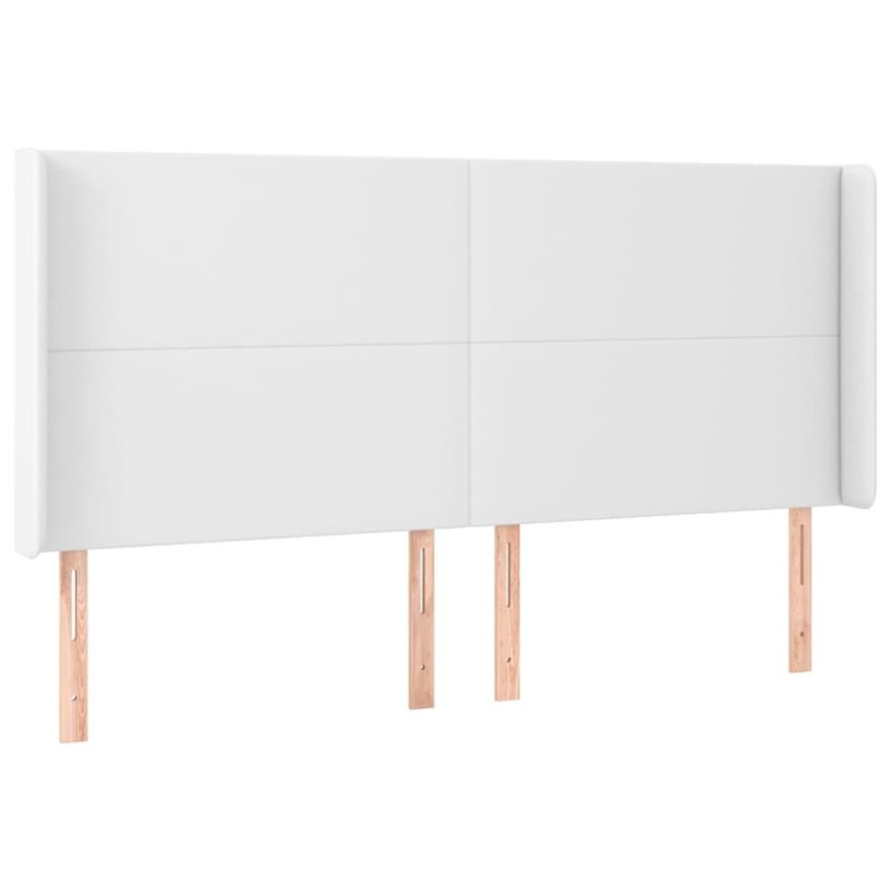 vidaXL Headboard with Ears White 64.2