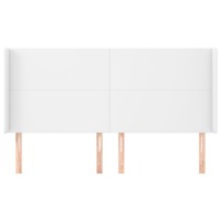 vidaXL Headboard with Ears White 64.2