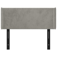 vidaXL Headboard with Ears Light Gray 40.6