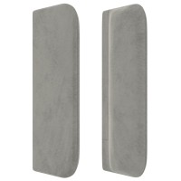 vidaXL Headboard with Ears Light Gray 40.6