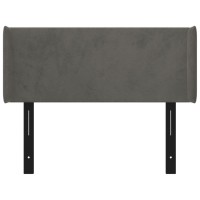 vidaXL Headboard with Ears Dark Gray 40.6