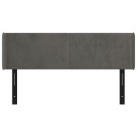 vidaXL Headboard with Ears Dark Gray 57.9