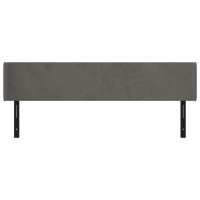 vidaXL Headboard with Ears Dark Gray 64.2