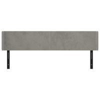 vidaXL Headboard with Ears Light Gray 79.9