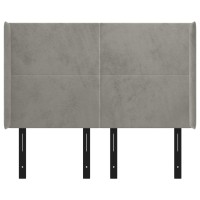 vidaXL Headboard with Ears Light Gray 57.9