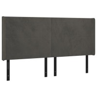 vidaXL Headboard with Ears Dark Gray 79.9